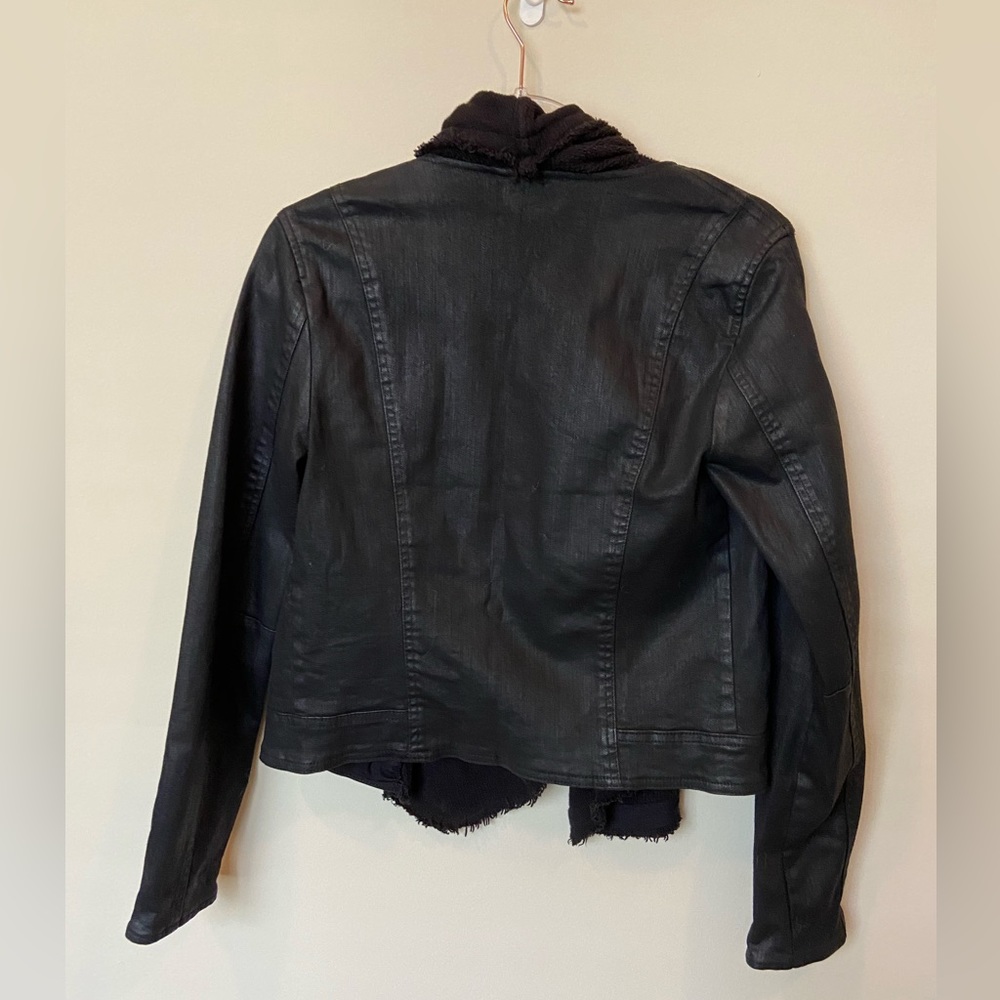 Free People Drape Front Moto Jacket - Picture 4 of 10